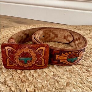 70s Chambers of Phoenix Leather Belt